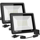2-PACK 100W Led Flood Outdoor, 10000LM Bright Plug-in Lights With... New. Price: $87.88.