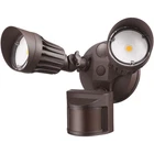 Leonlite Cob Led Security Light, Motion Sensor 2 Head Brz, Bronze (3000K) New. Price: $63.40.