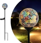 Solar Garden Lights Outdoor Decorative - Gazing Ball Mosaic Stakes New. Price: $27.25.