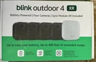 Blink Outdoor 4 Xr Four Camera System W/sync Module Brand New Factory Sealed. Price: $154.99.