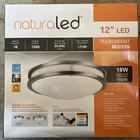 Naturaled 12 Flush Mount Light New. Price: $50.00.