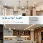 Gongoo Lifestyle Pack Led Recessed 6INCH 5CCT Flat Can Lights Used. Price: $51.58.