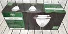 Westinghouse 10 Solar Landscape Lights Pewter Finish Stainless Steel Glass Globe New. Price: $59.95.