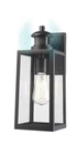 Jazava 1-LIGHT Black Dusk Dawn Motion Sensing Outdoor Wall Lantern Sconce New. Price: $23.14.