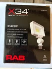 Rab Lighting X34XSW White Pro Grade Outdoor Led Floodlight 10/13/16 New. Price: $45.00.