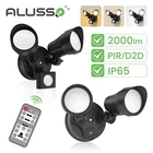 25W Led Twin Security Detector Floodlight D2D/PIR Motion Sensor Yard Wall New. Price: $87.37.