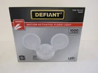 Defiant Wired Motion-activated Flood Light 1000 Lumens Led Wall Mount New. Price: $39.99.