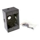 1PC Hubbell-raco 5323-0 Weatherproof Box, Gang, (5) 1/2" Outlets, Deep New. Price: $38.72.