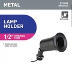 Commercial Electric Bronze Outdoor Flood Light Weatherproof Lampholder - New. Price: $5.99.