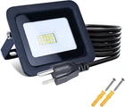 Miwat 20W Led Flood Light With Plug, IP68 Waterproof Outdoor Security For New. Price: $21.58.