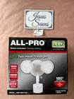 New Cooper MST18R17LW White Led Twin Flood Light Motion Activated 180 C5. Price: $50.00.