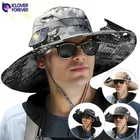 Solar Fan Hat Men Wide Brim Sun Fishing Outdoor Bucket Rechargeable With 2 New. Price: $10.11.