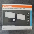 Sylvania Led Dual Head Battery Flood Light Motion Activated New. Price: $23.99.