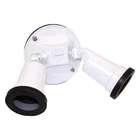 Sigma Electric 14782WH 150W Metal Die Cast White Cover And Lamp Holder Kit New. Price: $23.58.