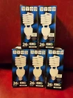 Lot Of 5 Eiko SP27/41K Cfl Bulbs 26W 4100K Cool White Brand New. Price: $14.99.