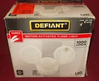 Defiant Motion-activated Flood Light 1000 Lumens Led Wall Mount Quick Connect Open. Price: $19.99.
