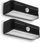 Home Zone Security Outdoor Solar Led Wall Lights - Motion Sensor, No Wiring, 2PK New. Price: $9.99.