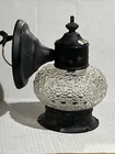 Vintage John Virden Copper And Bubble Glass Wall Sconce Light Fixture W/shade Used. Price: $32.30.