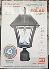 Gama Sonic Baytown Ii Bulb Black Outdoor Solar Weather Resistant Led Post Light New. Price: $104.78.
