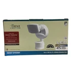 Patriot Lighting White Led Single Head Motion Sensor Outdoor Security Flood Lite Open. Price: $33.99.