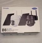 Cinnado B6 2K 3MP Wireless Security Camera With Solar Panel Pack-white New. Price: $38.99.