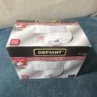 Defiant Led Motion Sensor Hardwired Outdoor Security Light 1600 Lm White New. Price: $35.00.