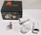 Newport Crest Santee 130 White Motion Sensing Outdoor Security Flood Light Open. Price: $27.00.