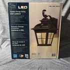Altair AL-2163 Energy Saving Led Lantern Brushed Patina Clear Water Glass Bronze Open. Price: $129.99.