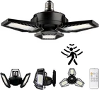 Led Garage Lights, 8000 Lumen Ceiling With 3 Adjustable Panels New. Price: $37.70.