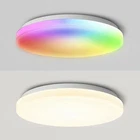 Smart Ceiling Light Flush Mount, Wixann Music Sync Led Wifi Morden 16 Inch New. Price: $63.98.