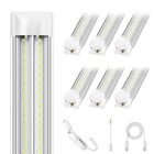 Elekico 6 Pack 100W 8FT Led Shop Light, Super Bright 15000LM 5000K V Shape ... New. Price: $177.22.