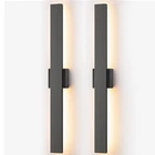 Edishine 31" Modern Led Outdoor Wall Light Dimmable 3CCT Black Waterproof 2 Pack New. Price: $129.99.