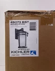 Kichler Atwood 17.75 In. 1-LIGHT BROWNST1 Outdoor Hardwired Wall Lantern Sconce Open. Price: $129.99.