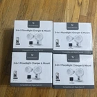 4 Lot Wasserstein 3-IN-1 Floodlight Charger Mount Wyze Cam V3 1500 Lumens White New. Price: $80.00.