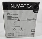 12X Nuwatt 3 Inch Recessed Lights Square Led 2700K-5000K Dimmable Fire Rate New. Price: $187.99.