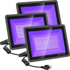 Yanycn 3 Pack 100W Led Lights, Flood With Plug And Switch New. Price: $65.79.