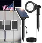 Solar Outdoor For Flag Pole, Bright 7-LED White New. Price: $29.58.
