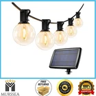 Wyzm 50 Ft Solar Led G40 Globe String Light 25-BULBS Shatterproof Patio New. Price: $58.99.