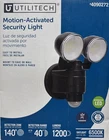 Utilitech Motion Activated Led Security Light Black, Hard-wired #4090272 B1 New. Price: $17.53.