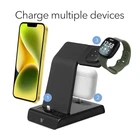 Wasserstein Wireless Charger 3-IN-1 Charging Station Stand Black Used. Price: $42.96.