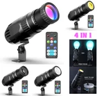 10W Rgbw 4 Led Pinspot Light Remote Color Changing Dj Stage Beam New. Price: $172.99.