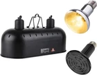 15" Dual Reptile Light Fixture W/ 100W Uva Uvb & Ceramic Heat Lamp New. Price: $92.99.