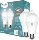 Led+ Motion Sensor Bulbs, 12W, Outdoor Security Lights, Daylight, A21 New. Price: $30.44.