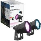 Smart Color Changing & Tunable White Outdoor Spotlights, 250 Lumens, Music Sync, New. Price: $69.99.