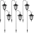 Viewsun 34 Inch Hanging Solar Lights, Shepherd Hook With 6 Pack, White New. Price: $71.23.