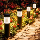 Glosola Solar Pathway Lights Outdoor 4 Pack, Stainless Steel Black New. Price: $54.99.