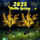 Solar Lights Outdoor Decorative 2PK, 7-STEMS Flowers Waterproof New. Price: $32.13.
