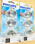 Philips MR16 Halogen Light Bulbs 50W 12V GU5.3 (3 Pack X 2) =brand New Sealed=. Price: $29.99.