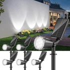 Bonlion 6 Pack Bright Solar Spot Lights Outdoor Cool White, 1000LM Adjustable... New. Price: $105.83.