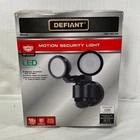 Defiant 180 Degree Motion Security Light Led 1250 Lumens Black DFI-5852-BK New. Price: $24.99.